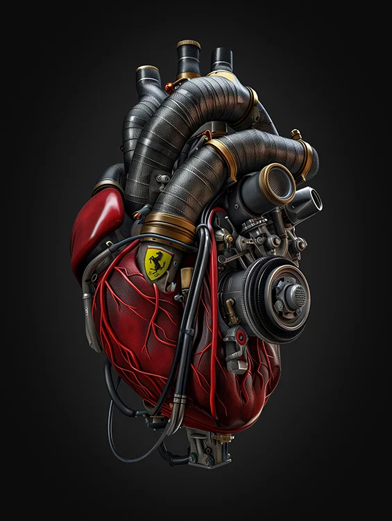 Engine Heart — Ferrari Testarossa